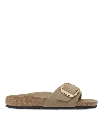Birkenstock - Madrid Big Buckle Oiled Leather Sandal - Tobacco Brown